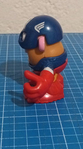 Capitan America Sr Cara De Papa Playskool 8cm Altura (Usado)
