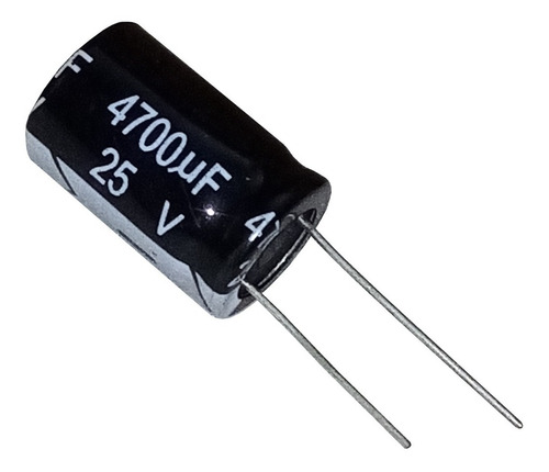 Capacitor 4700 Uf 25v Filtro Condensador ( Paquete 6 Pza )