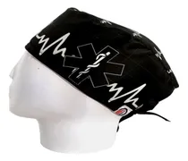 Comprar Gorro Quirúrgico Latido Cruz Negro Antifluido + Lanyard 
