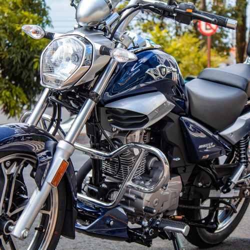 Imagem 9 de 10 de Moto Haojue Master Ride 150 Azul 0km