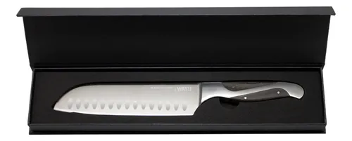 Cuchillo Santoku Black Edition 38cm Wayu Acero Inoxidable