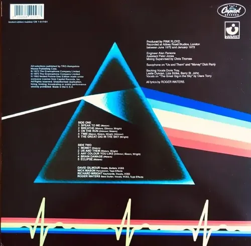 Pink Floyd The Dark Side Of The Moon Lp Picture Disc Lacrado