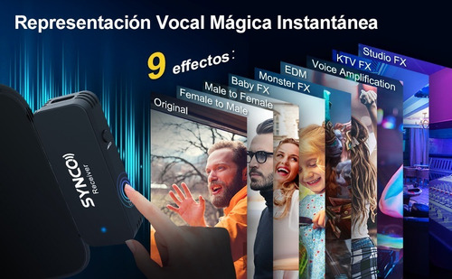 Imagen 6 de 9 de Microfono Inalambrico Synco G1 T/l P/celular Monitoreo 150m