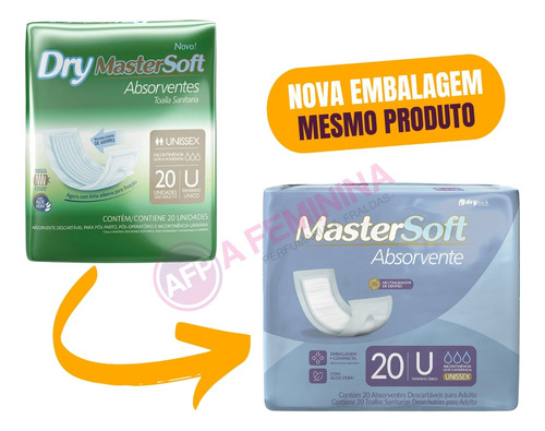 Absorvente Dry Geriátrico, Pós Parto, Pós Operatório Unissex