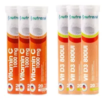 Comprar  3 Vitamina C 1.000 Mg + 3 Vitamina D3 800 Ui - Nutrazul .