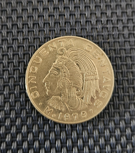 Moneda De 50 Centavos De 1979, México.
