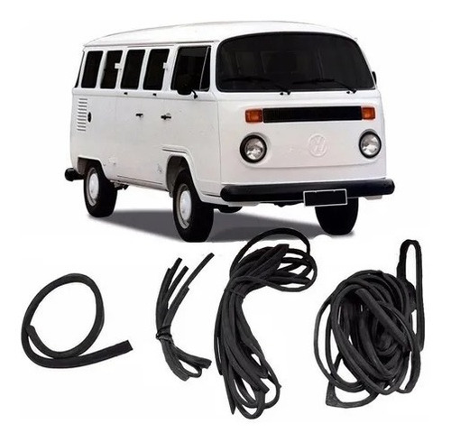 Juego Burlete De Puertas De Kombi Combi Vw Volkswagen Nuevo!