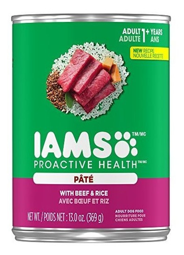 Iams Proactiva Salud De Los Adultos Con Carne Y Arroz Wet Do