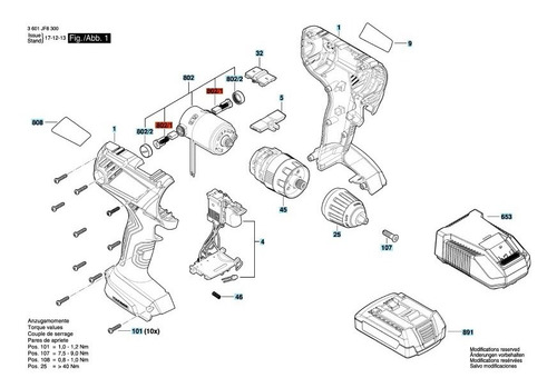 Carbones Para Taladro Atornillador Gsb 180-li Bosch Original