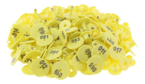 100 Pcs Pequeno Numerado Tag Orelha De Gado Para Porco Vaca