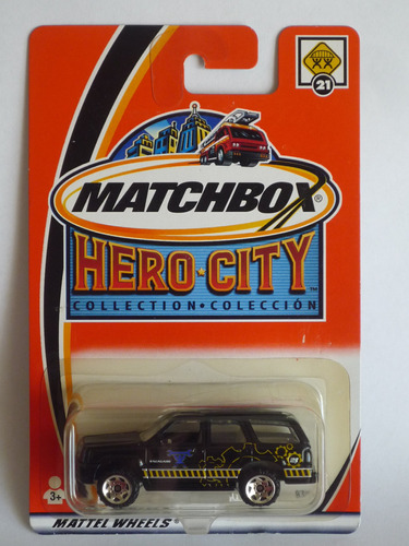 Matchbox  Hero City Collection Negro Cadillac Escalade #21