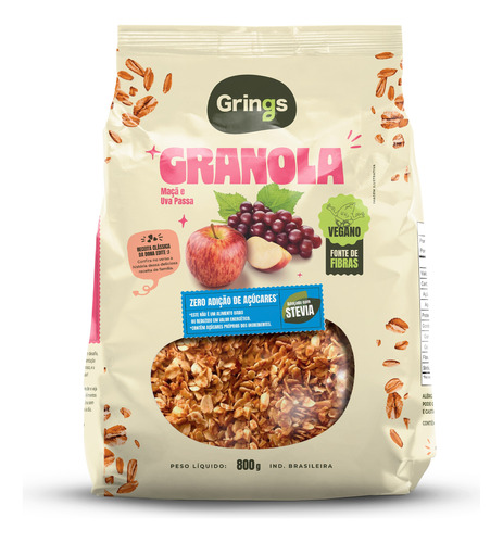 Granola Fitness Zero Grings 800g