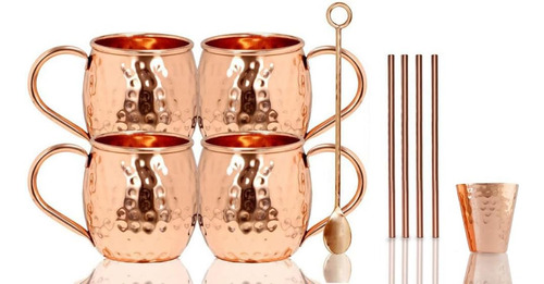 Tazas De Cobre Auténticas De Moscú | Juego De Tazas D...