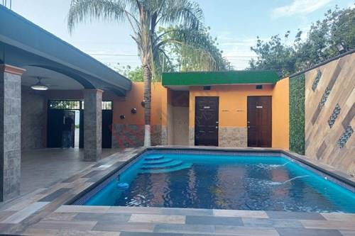  Casa Tipo Quinta En Venta Con Alberca Equipada En Guadalupe, Nuevo León  Lista Para Habitar Y D...