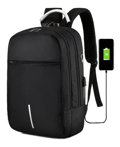 Mochila Antirrobo Impermeable Morral Laptop Notebook Usb Mac