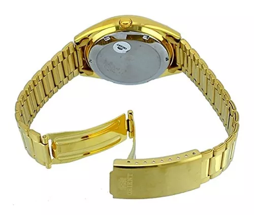 Orient FNQ1S002C Reloj automático con esfera dorada de tres estrellas en  tono dorado para mujer, Oro, Reloj automático