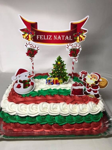 Topo De Bolo Natal | Parcelamento sem juros Topo De Bolo Natal | Parcelamento sem juros