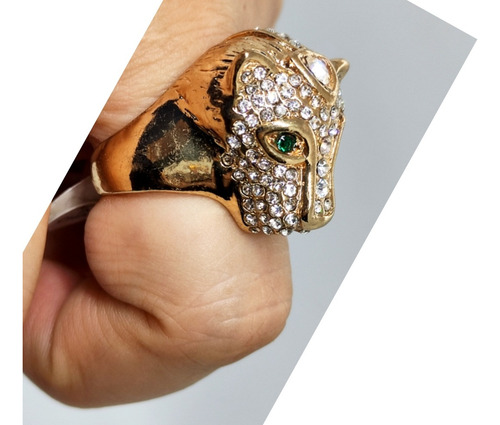 Anillo Cabeza De Leopardo Importado.mariann Moon