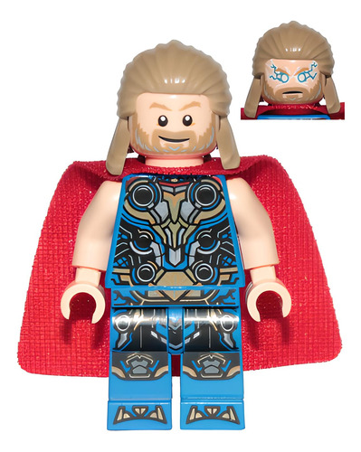 Lego Minifigura Marvel Thor - Traje Azul