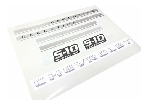 Faixa Adesivo Chevrolet S10 Executive Turbo 2011 Grfte Kit67