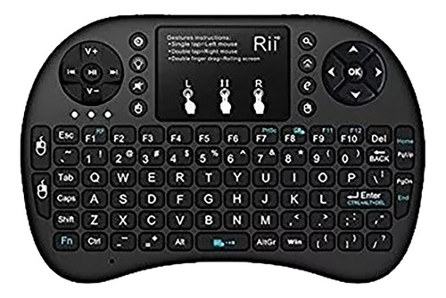 Mini Teclado Inalambrico Touchpad Smart Tv/ Pc/ Xbox