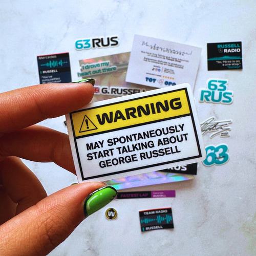 Stickers F1: George Russell