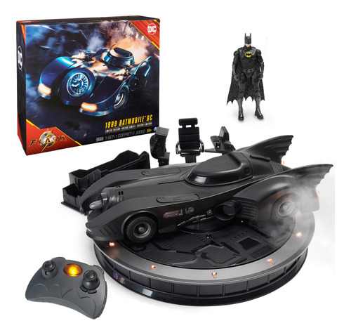 Dc Comics, Batmobile Rc Oficial De , Figura Exclusiva De Ba.