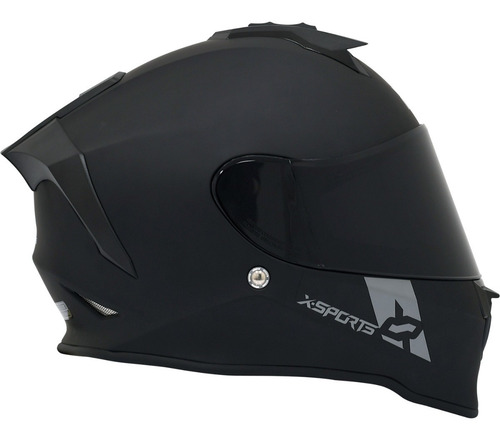 Imagen 5 de 7 de Casco X-sports V151 Negro Mate
