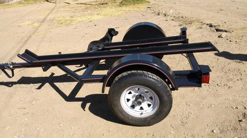 Imagen 5 de 7 de Remolque Para Moto Tipo Choper 800 Kilos