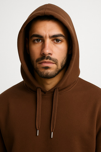 Buzo Canguro Capucha Hoodie Liso Oversize Frizado Unisex
