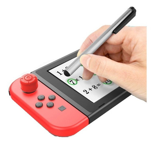 Kit 2 Lápiz Óptico Touch + Grips Para Nintendo Switch 