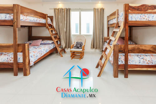 Cad Villas Jazmín 3. Terraza Con Alberca, Jardín, Palapa