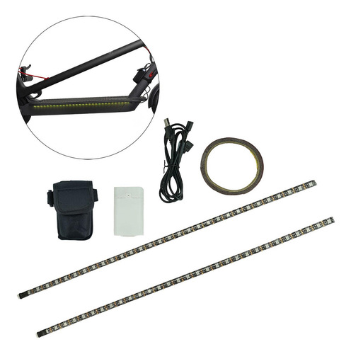 Ta Tira De Luces Led Para Scooter Eléctrico A Prueba De Agua