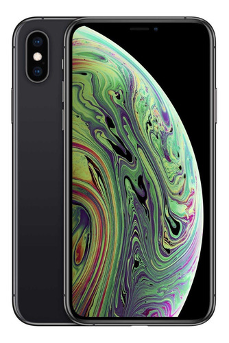 Apple iPhone XS 64gb Space Cargador Cable Funda Glass Cuota (Reacondicionado)