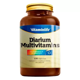 Multivitamínico Diarium® 120 Cáps 13 Vitaminas & 10 Minerais