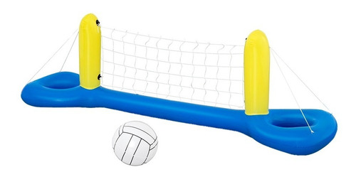 Imagen 1 de 9 de Portería Inflable De Volleyball Con Pelota Juego Bestway