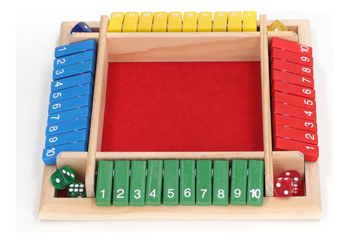 Juego De Mesa De Dados Matemáticos De Madera Para Casa, Pub,