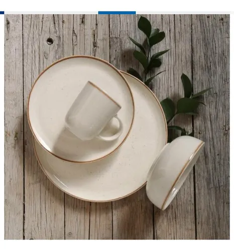 Vajilla caoba beige sale