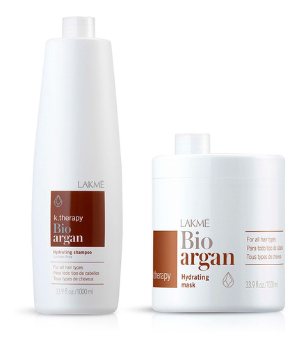 Pack Shampoo Y Tratamiento X1000 Ml Bioargan Ktherapy Lakme