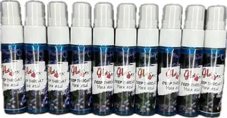 10 Pack Desensibilizador Oral Deep Throat 10ml Sabor Mora