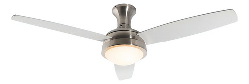 Ventilador de techo Designers 22998-4 con palas color níquel satinado 127V
