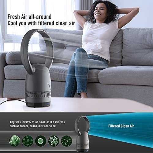 Imagen 2 de 7 de Ventilador Purificador De Aire Mitcent Ventilador Sin Cuc