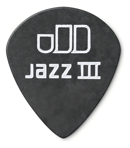 Kit de 12 paletas Dunlop Tortex Pitchblack Jazz Iii, 1,35 m, 482 peniques, color gris oscuro