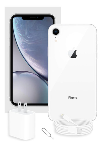 iPhone XR 64 Gb Blanco Con Caja Original (Reacondicionado)