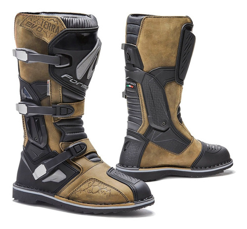 Botas Forma Terra Evo Dry Café - Adventure Riding  -