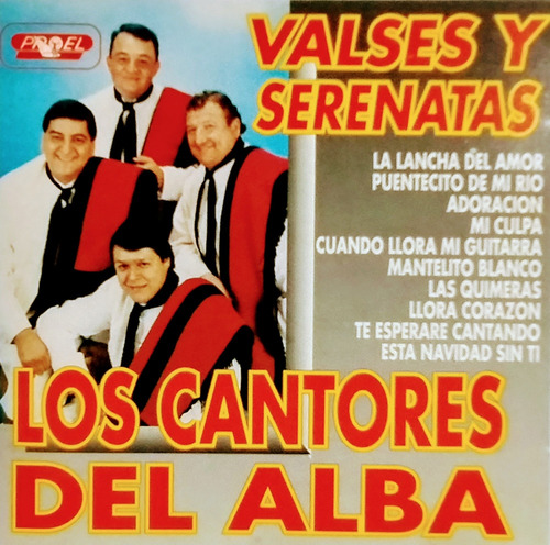 Los Cantores Del Alba Cd Nuevo Valses Y Serenatas 10 Éxitos 