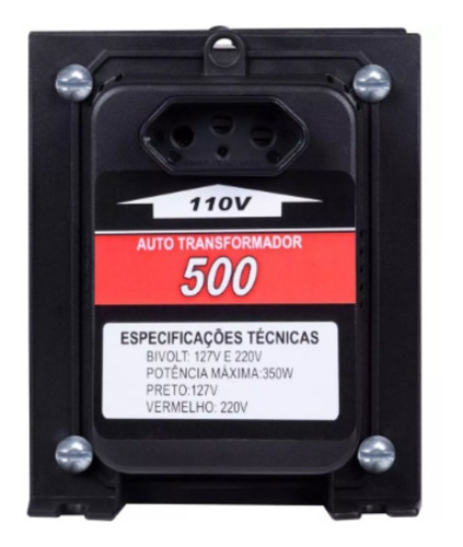 Auto Transformador 500va 110 220v220 110v Potencia 350 Watts