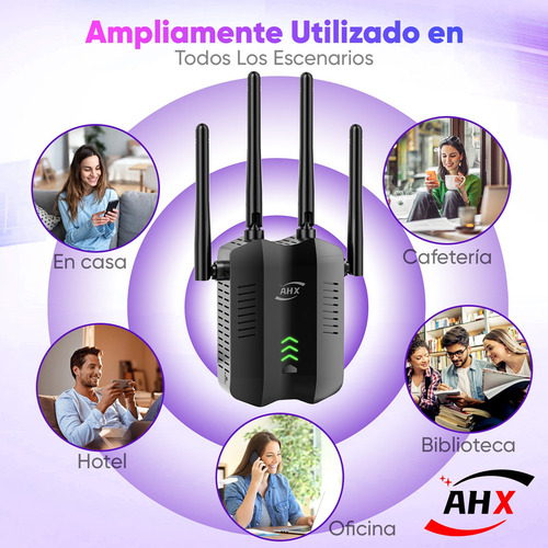 . Repetidor Wifi Amplificador Señal 1200mbps 110/230v Wps 5g