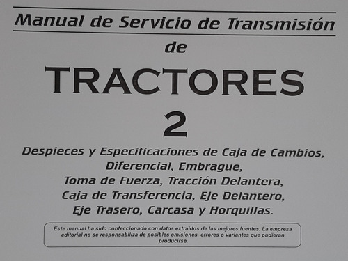 Manual Servicio Transmision Y Cajas De Cambios Tractores 2