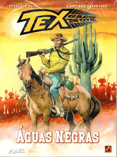 Tex Graphic Novel N° 12 - Águas Negras - 52 Páginas Em Português - Editora Mythos - Formato 20,5 X 27,5 - Capa Mole - Lacrada - 2022 - Bonellihq A23 
